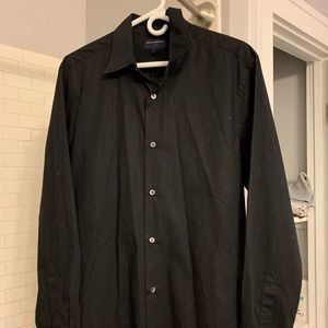 Men’s black Banana Republic dress shirt size Large
